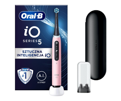 Szczoteczka elektryczna Oral-B Szczoteczka magnetyczna iO5 (różowa)